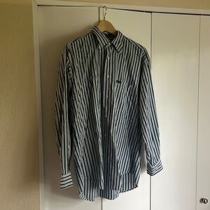 Façonnable Blue, Green and white Business Shirt - Designed in France